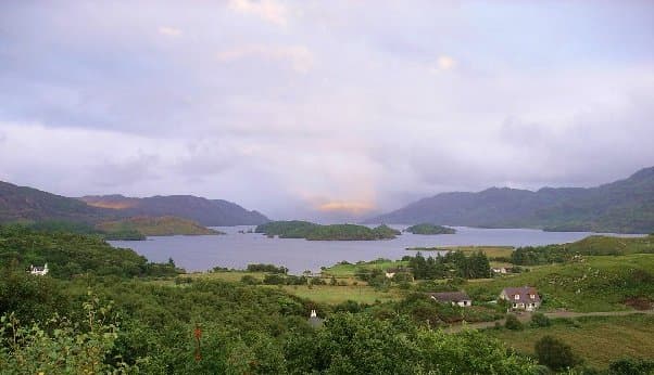 Loch Morar viewed from the western end