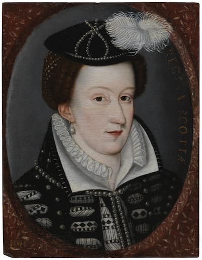 Mary Queen of Scots circa 1560-1592 public domain image