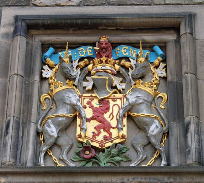 Royal Coat of Arms in Edinburgh Castle