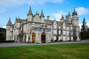 Close up view of Balmoral Castle Close up view of Balmoral Castle