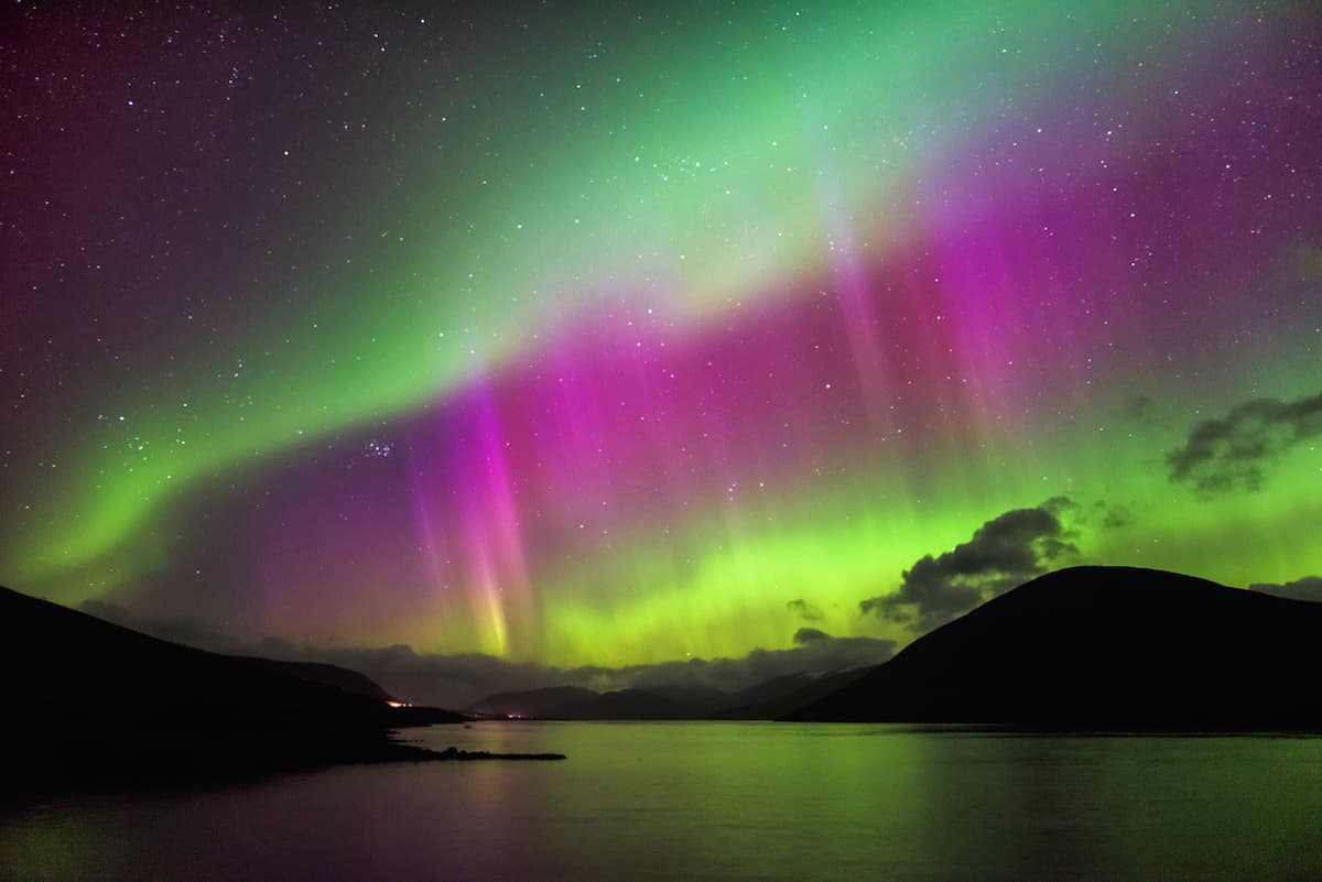 The Northern Lights in Scotland. A Sight to Behold!