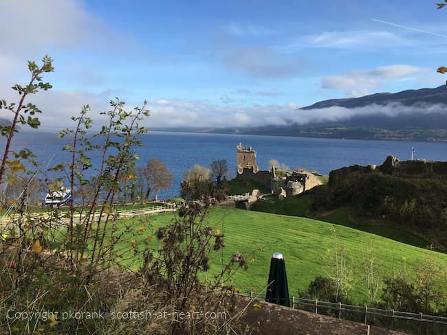 Urquhart Castle with Loch Ness in background. Copyright image pkoranki