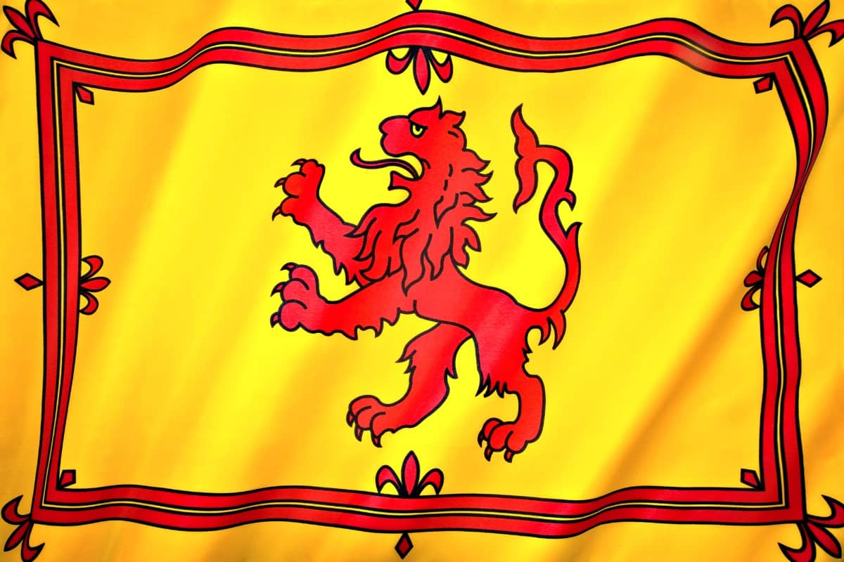 The Lion Rampant - Scotlands' Unofficial Flag