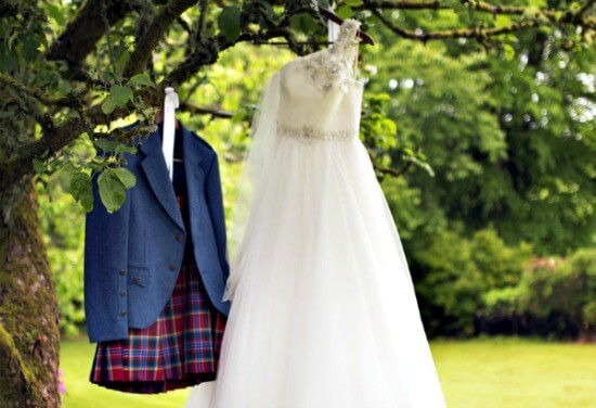 scottish wedding dress